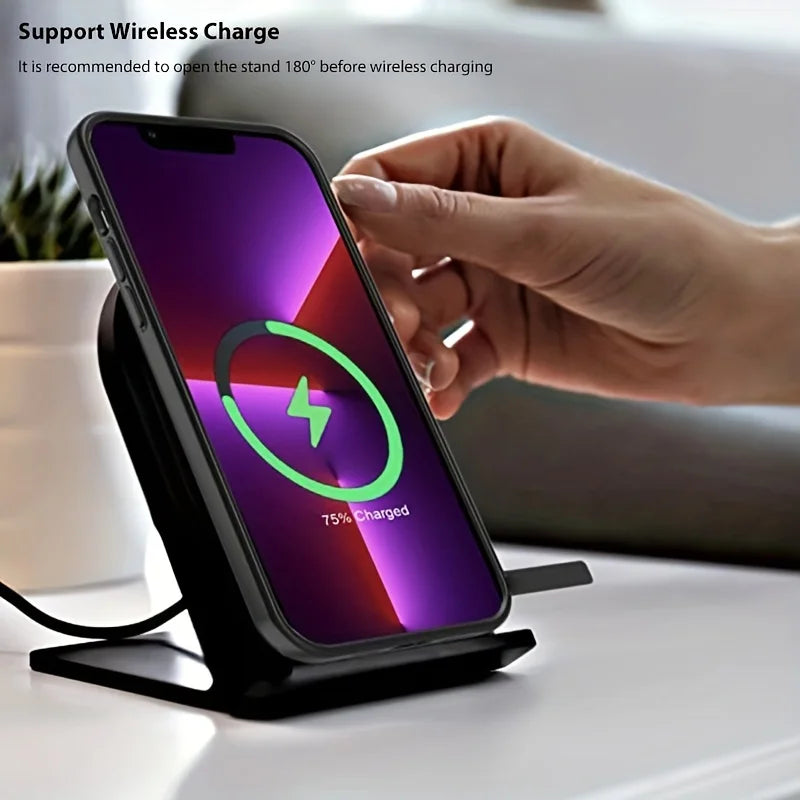 2 In 1 Magnetic Phone Case with Metal Kickstand for iPhone 15  Pro Max 14 Plus 13 11 12 Mini Slim Mobile Stand Cases Back Cover